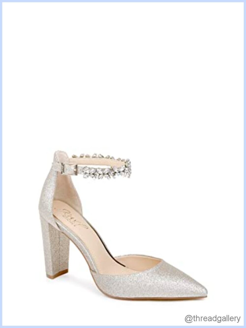 Satin Pointed Toe Ankle Strap Pump Heels Padded Comfort